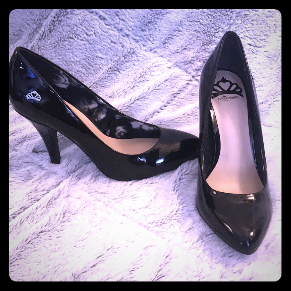 Fergalicious Black Pump- Size 7